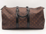 Louis Vuitton Keepall Bandouliere 45 Monogram Macassar Brown Aa1125pxzsa