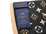 Louis Vuitton Bandeau Vivienne And Beyond Black Silk Scarf Do0826orxde