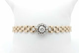 0.93cttw Diamond Bracelet In 14k Yellow Gold 11.8 Grams 7 Inch Eb0826lrxzsa