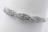 0.31cttw Lab Grown Diamond Wedding Set In 10k White Gold 4.5g Size 8 Eb0926ocrsa