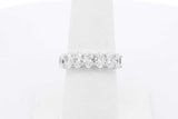 1.96cttw Lab Grown Oval Diamond Ring 14k White Gold 2.4g Size 6.75 Eb0826crxsa