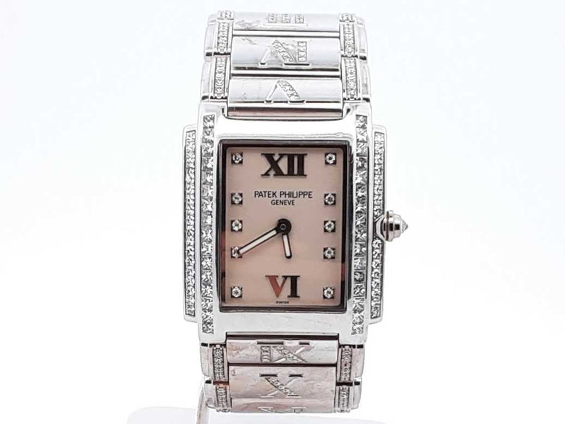 Patek Philippe Twenty~4 25mm 18k White Gold Quartz Watch Sd1025lzxxzde