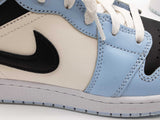 Nike 555112-401 Air Jordan 1 Mid Ice Blue White Shoes Size Us 6y Do0426ixde