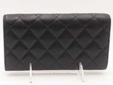 Chanel Caviar Quilted Large Gusset Flap Wallet Black Aa0825ozxsa