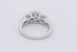 0.78cttw Diamond Ring In 14k White Gold 4.7 Grams Size 7 Eb0126wcrsa
