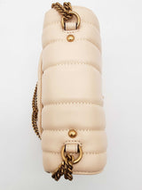Tory Burch Kira Squared Creme White Quilted Leather Crossbody Bag Do0725crde
