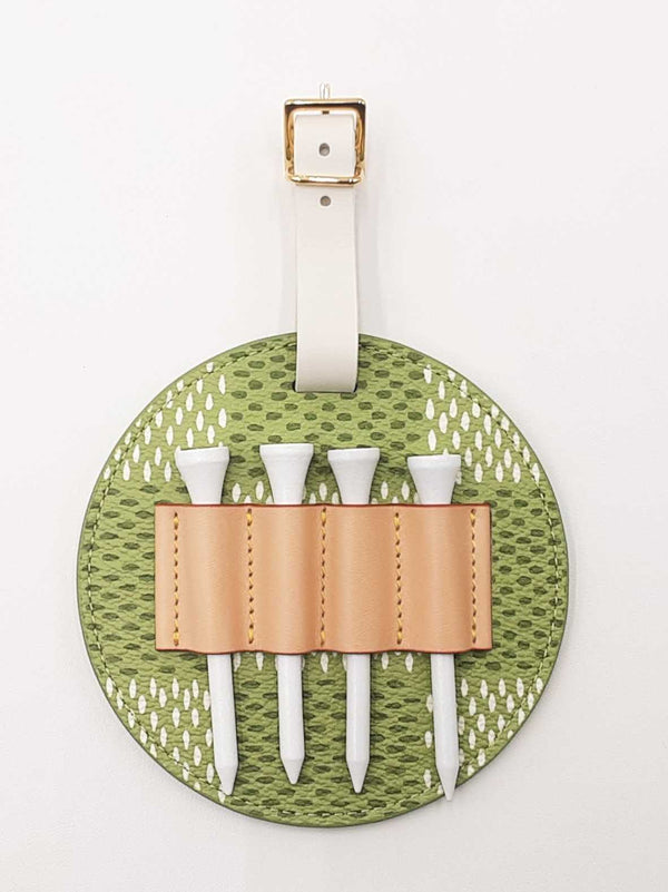 Louis Vuitton Golf Tee Holder In Green Damier Heritage Coated Canvas Fw0725wrxdu