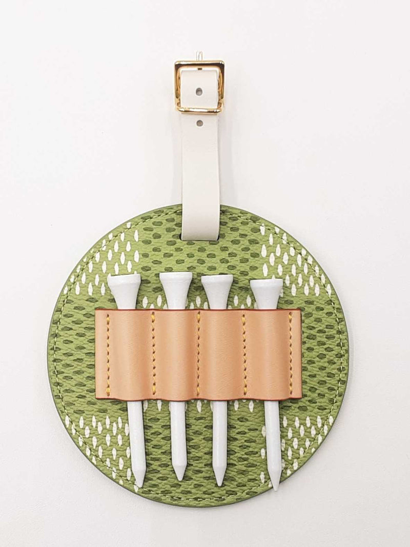 Louis Vuitton Golf Tee Holder In Green Damier Heritage Coated Canvas Fw0725wrxdu