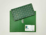 Goyard Goyardine Long Bifold Green Wallet Eb0624pxzdu