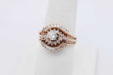 0.48cttw Diamond Ring In 14k Yellow Gold 6.2 Grams Size 7.5 Eb0426iorsa