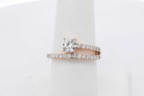 1.09cttw Lab Grown Diamond Ring In 14k Yellow Gold 4 Grams Size 7 Eb0826exzsa