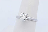 1.0ctw Diamond Ring In 14k White Gold 2.1 Grams Size 6.75 Eb0726lppxde