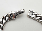 David Yurman Black Diamonds 0.925 Silver 29.6g Curb Bracelet 7 In Do0625sxzde