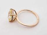 3.38 Cttw Old Mine Diamond & 14k Gold Ring & Cert 2.6 Grams Size 6 Fw0725rzxzdu