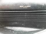Yves Saint Laurent Cassandre Wallet On Chain Black Handbag Aa0326przsa
