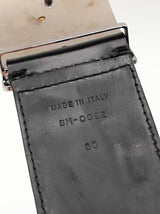 Christian Dior Admit It Corset Belt In Braid-laced Black Leather Fw1225lrzdu