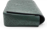 Burberry Hamsphire Perforated Green Leather Crossbody Eb1225orxdu