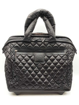 Chanel 2012 Cocoon Diamond Quilted Trolley In Black Sd0925ezxdu