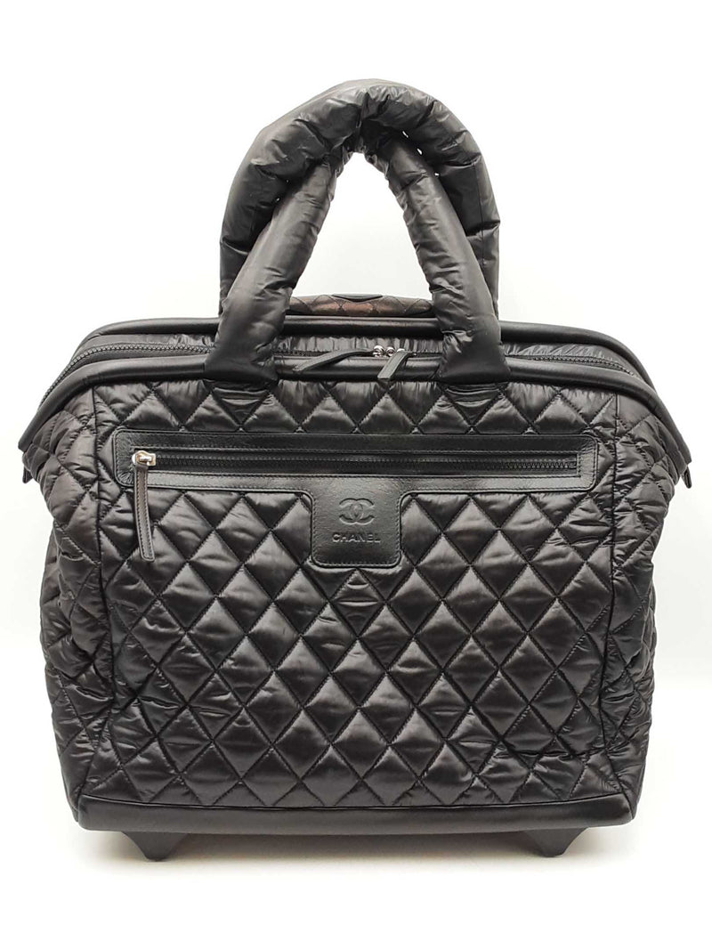 Chanel 2012 Cocoon Diamond Quilted Trolley In Black Sd0925ezxdu