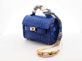 Mini Luxury Bag Charm In Royal Blue Fw0725edu