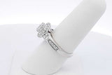 0.51cttw Diamond Ring In 10k White Gold 3.9 Grams Size 7 Eb0726oordu