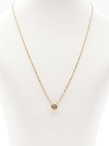 0.30 Cttw Diamond & 18k Yellow Gold Solitaire Necklace 5.5g 16 Inch Fw0926cxzdu