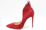 Christian Louboutin Victorina Red Suede Heels Size Eu 35.5 Eb1224lxzdu