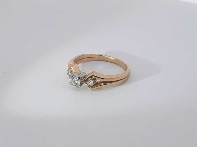 .38ctw Diamonds 10k Yellow Gold 3.8 Grams Ring Size 6 Sd0625lczsa