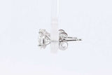 1.1ctw Diamond Stud Earrings In 14k White Gold 0.7 Grams Eb0225crxdu