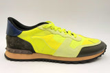 Valentino Garavani Rockrunner Camo Neon Yellow Sneakers Size 45 Ebeb0924crsa