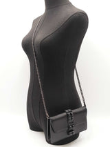 Prada Elektra Mini Bag In Black Monochrome City Calf Leather Fw1026wxzdu