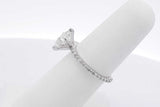 0.6cttw Diamond Ring In 14k White Gold 2.3 Grams Size 5.75 Eb0526wrxsa