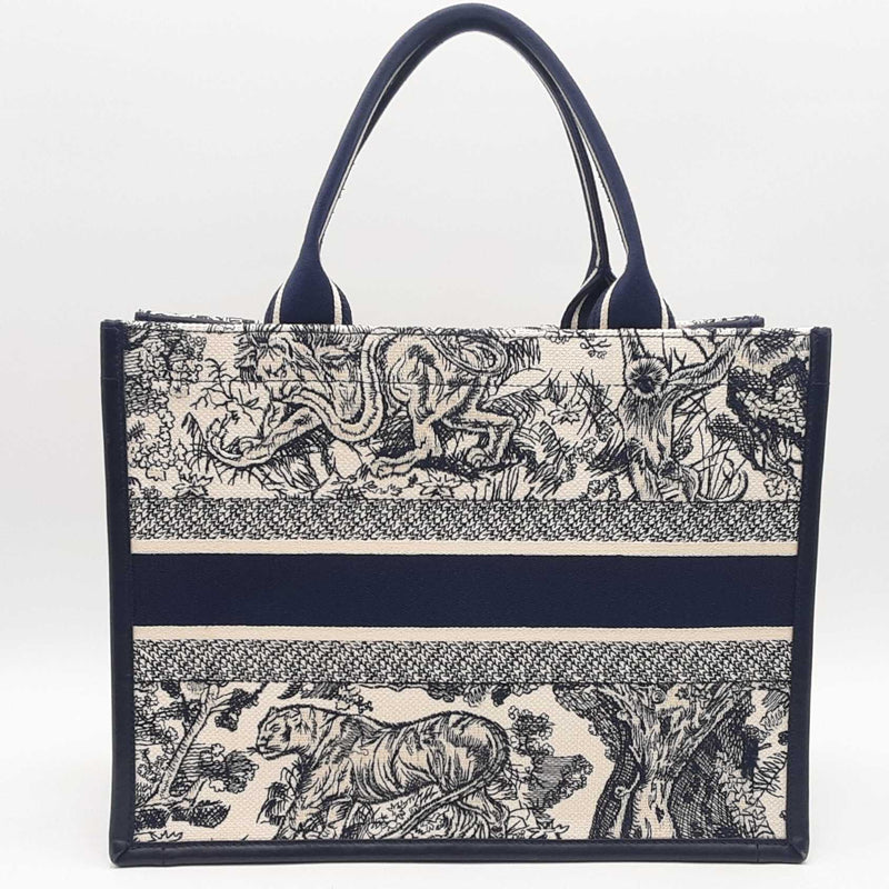 Christian Dior Canvas Embroidered Book Tote Bag Sd0925ozxzsa