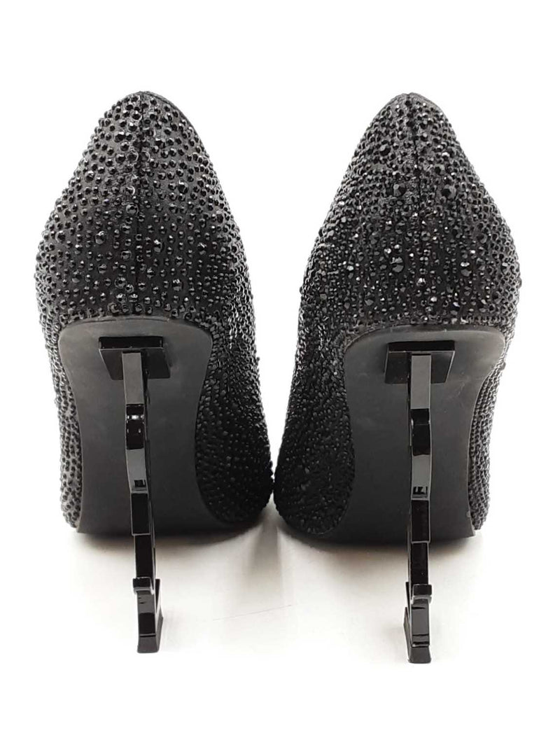 Saint Laurent Opyum Black Rhinestone Pumps Size 40 Eb1125oxzdu
