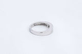 Diamond Ring In 14k White Gold 3.2 Grams Size 4 Eb1024oxzsa