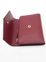 Cartier Panthere Graphique Burgundy Leather Wallet Eb1026wxzde