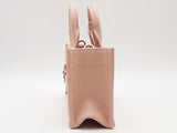 Christian Dior Mini Dior Book Tote Macrocannage Rose Handbag Aa0526lzxzsa