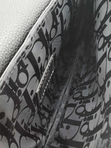 Christian Dior Black Leather Saddle Bag Eb0426erxsa