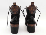 Louis Vuitton Laureate Monogram Platform Desert Boots Brown Size 37 Aa0626lrzsa