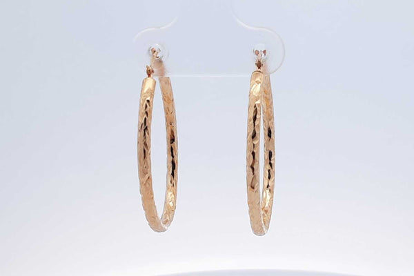 10k Yellow Gold Hoop Earrings 1 Gram Eb1024oxdu