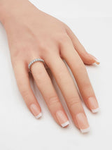 0.98 Cttw Lab-grown Diamond & 14k Gold Wedding Ring 1.5g Size 6.75 Fw0326pordu