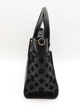 Louis Vuitton Black Calfskin Leather On My Side Mm Tote Bag Sd0825ozcrsa