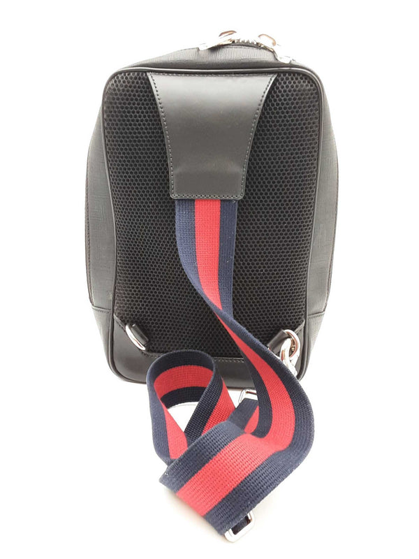 Gucci Gg Supreme Monogram Black Sling Backpack Sd0725wzxde