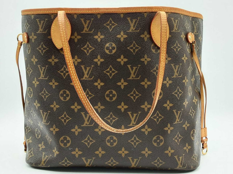 Louis Vuitton Mm Monogram Neverfull Fuschia Shoulder Bag Lh0924cxzde