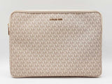 Michael Kors Jet Set Travel Large Laptop Case In Logo Coated Canvas Fw0826wzdu