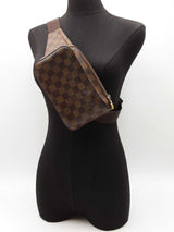 Louis Vuitton Geronimos Sling Bag In Damier Ebene Coated Canvas Fw0626wexdu