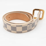 Louis Vuitton Lv Initiales Damier Azur Reversible Belt Size 85-34 Sd0725ezdu