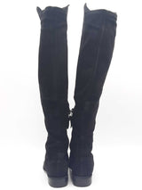 Stuart Weitzman Black Suede Knee High Boots Size 5 Eb0623crsa