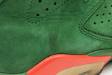 Nike Air Jordan 6 Retro "Green Suede Gatorade" Sneakers Size 10 Eb0625oxzsa