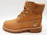 Jimmy Choo X Timberland Tan Glitter Boots Size Us 6.5 Womens Do1224lxzde